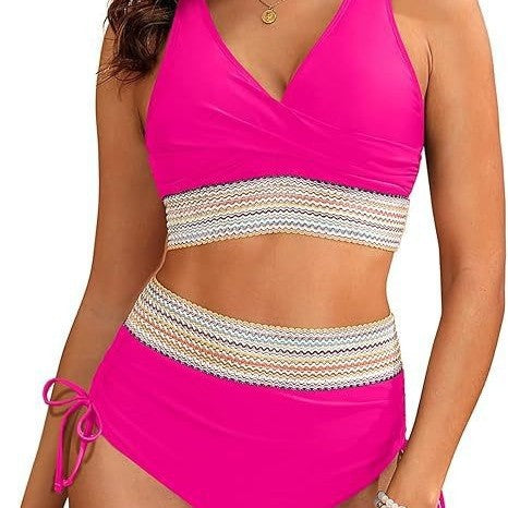 Women's bikini set with wrap top and adjustable waistband Mune Fashion