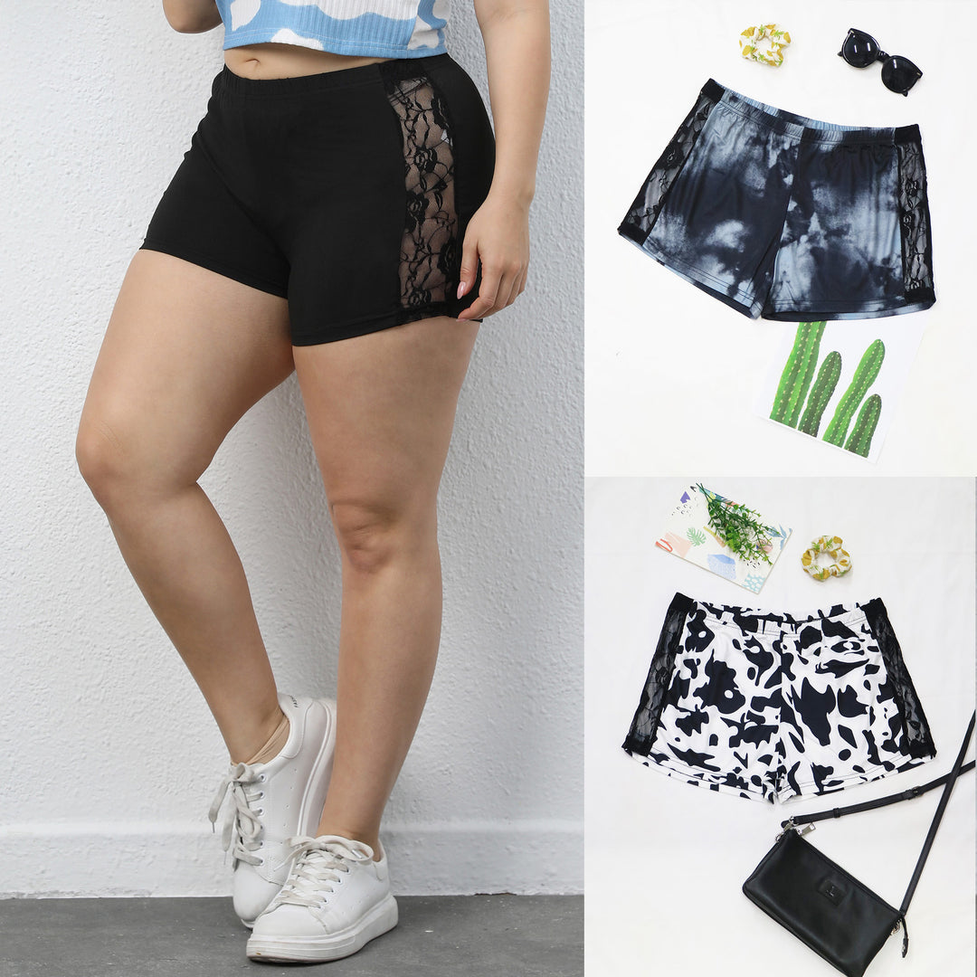 Women's Casual Cropped T-Shirt with Cloud Pattern Mune Fashion