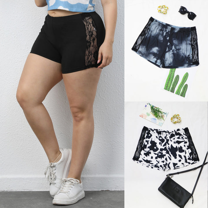 Women's Casual Cropped T-Shirt with Cloud Pattern Mune Fashion
