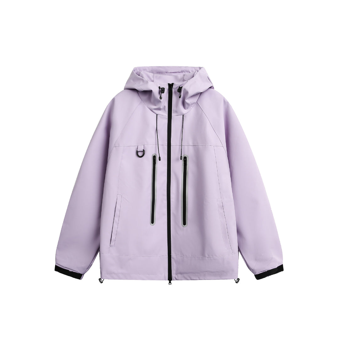 Women's Waterproof Parka Jacket with Hood and Sealed Zippers Mune Fashion