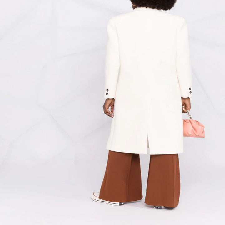 Women High-waisted flowing Palazzo pants with wide leg and elegant fall Mune Fashion