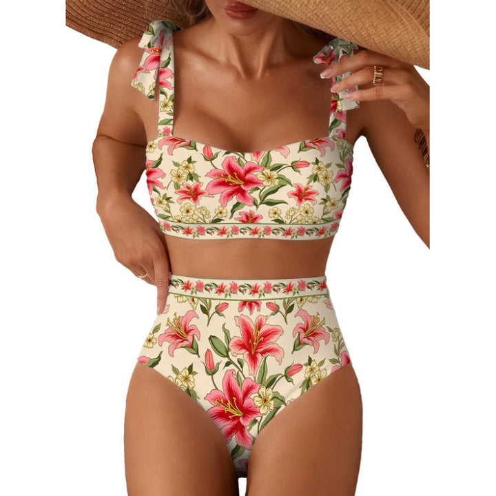 Women High Waist Swimsuit Mune Fashion