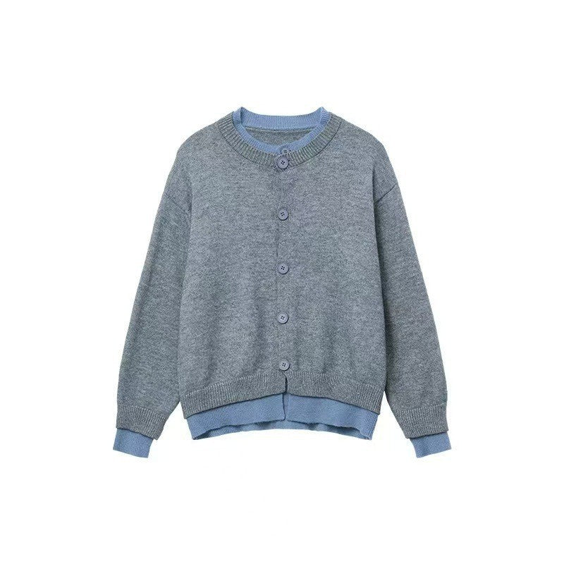 Women's Oversized Cardigan with Button Placket Mune Fashion