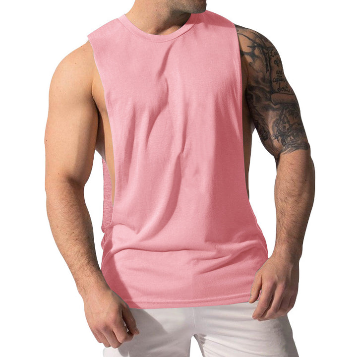 Men's muscle shirt with extra deep arm openings and breathable cotton blend Mune Fashion