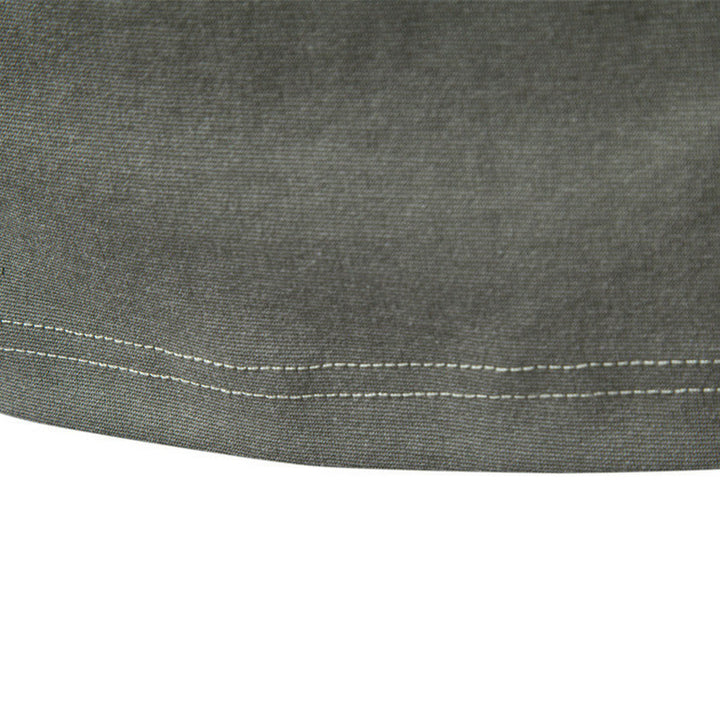 Men's nano classic cotton jersey round neck shirt with reinforced collar Mune Fashion