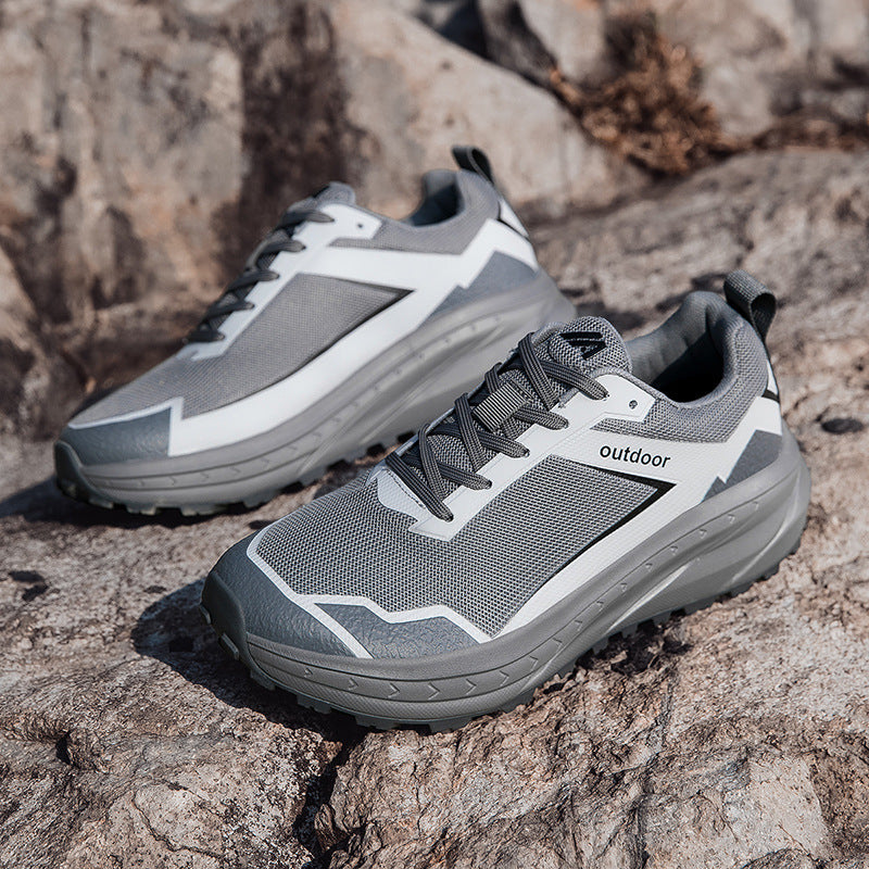Unisex nan robust trail running shoe with shock-absorbing midsole and grippy outsole Mune Fashion