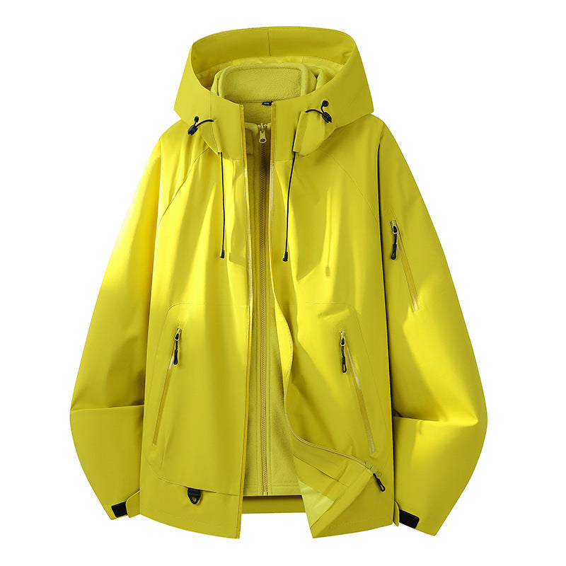 Men's functional jacket with adjustable hood closure Mune Fashion