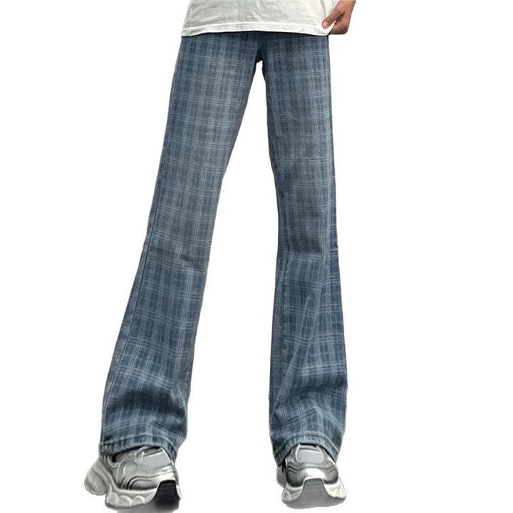 Women's Casual Checkered Pants Mune Fashion