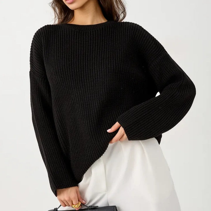 Women's Patterned Oversized Sweater