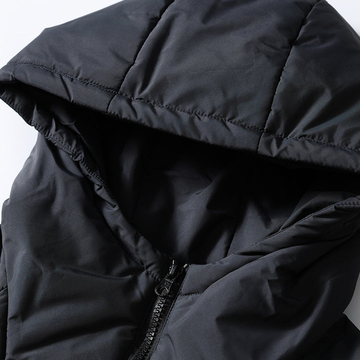 Unisex Padded Hoodie-Anorak with Half Zip, Kangaroo Pocket and Drawstring Mune Fashion