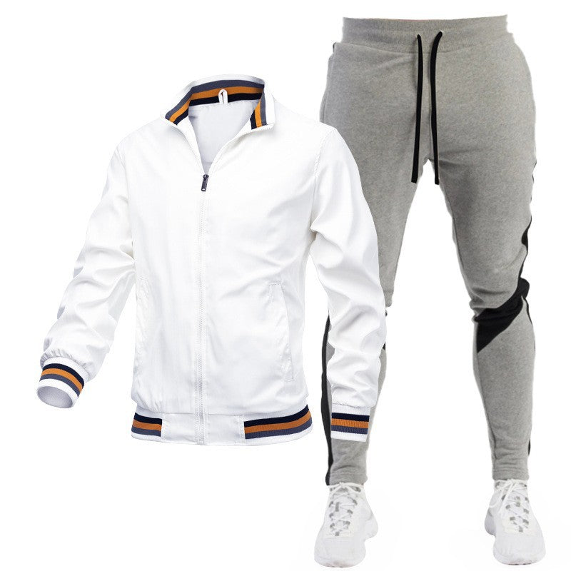 Men's Sporty Track Jacket and Jogging Pants Set Mune Fashion