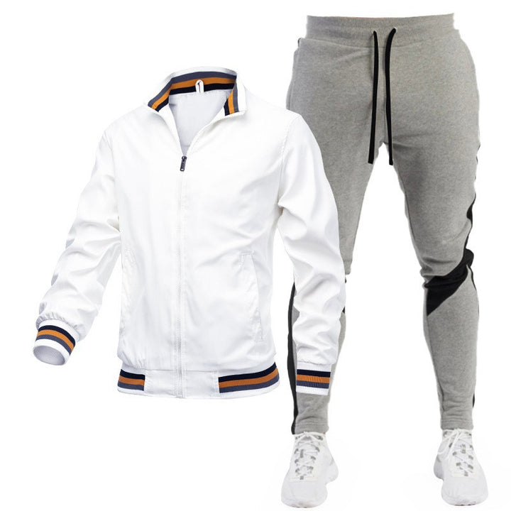 Men's Sporty Track Jacket and Jogging Pants Set Mune Fashion