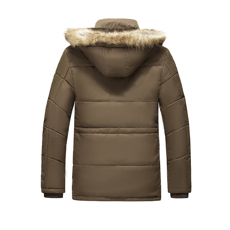 Men's urban thermal parka with warming teddy lining, faux fur hood, and multiple pockets Mune Fashion