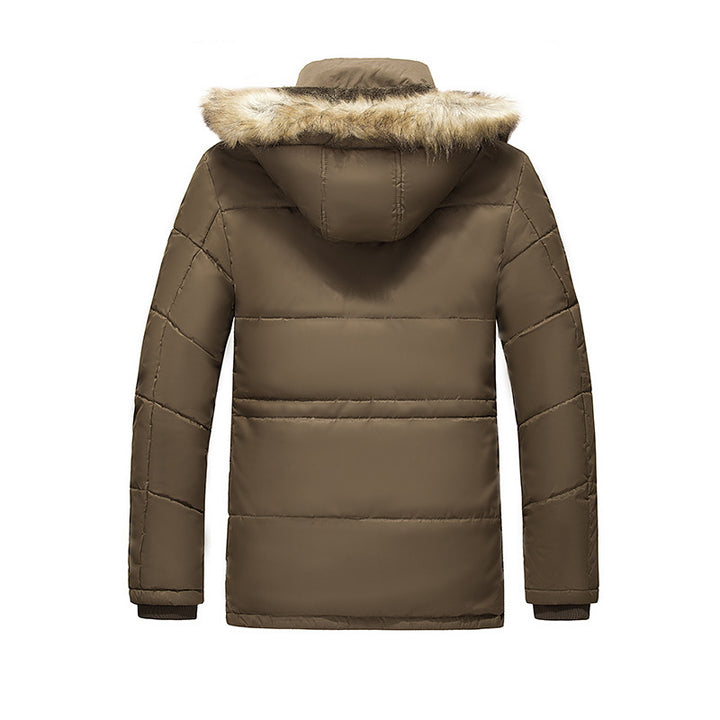 Men's urban thermal parka with warming teddy lining, faux fur hood, and multiple pockets Mune Fashion