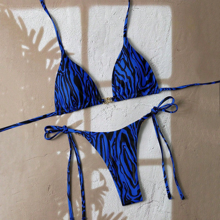 Ladies Triangle Bikini with exciting leopard pattern Mune Fashion