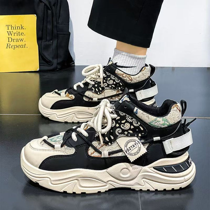 Women's Sporty Chunky Sneakers with Robust Design and Slip-Resistant Sole Mune Fashion