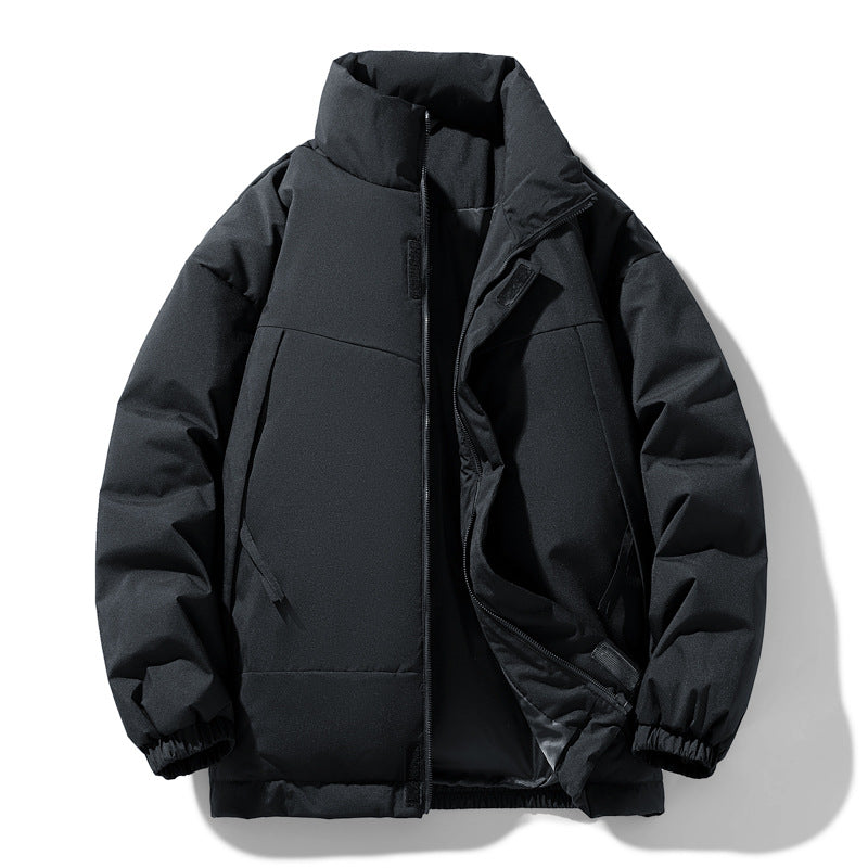 Men's Fashionable Transitional Jacket with High Collar Mune Fashion