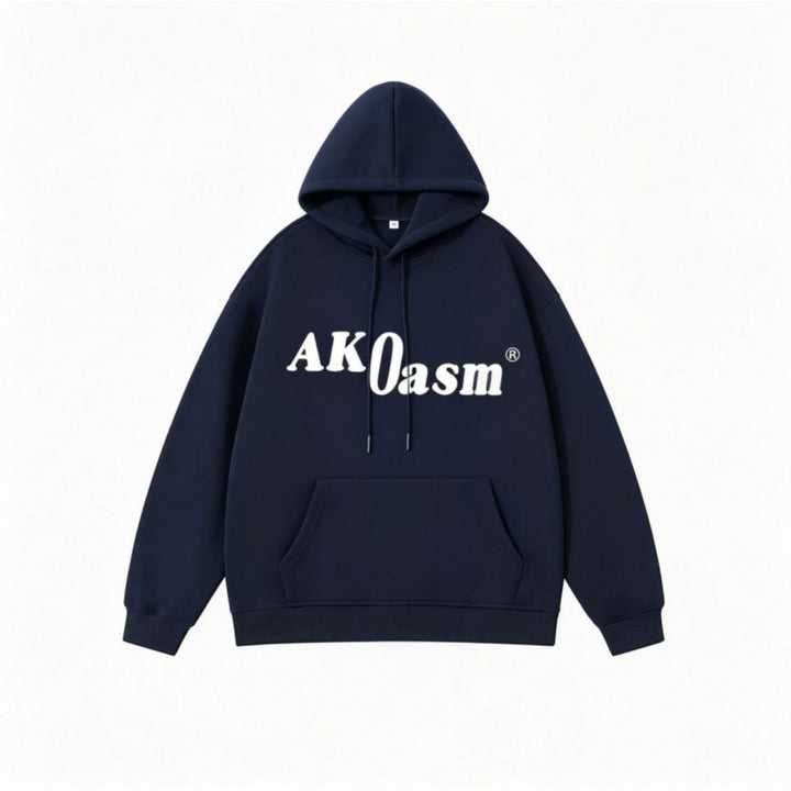 Unisex Oversize Hoodie with distinctive logo print, kangaroo pocket and ribbed cuffs Mune Fashion