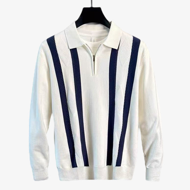 Men's Stylish Short Sleeve Polo Shirt with Textured Design Mune Fashion