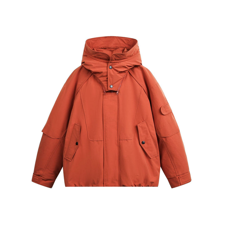 Men's Oversize Functional Parka with High Stand-Up Hood and Utility Pockets Mune Fashion