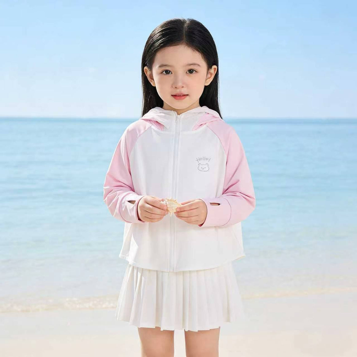 Girl Light Hoodie with UV Protection Mune Fashion