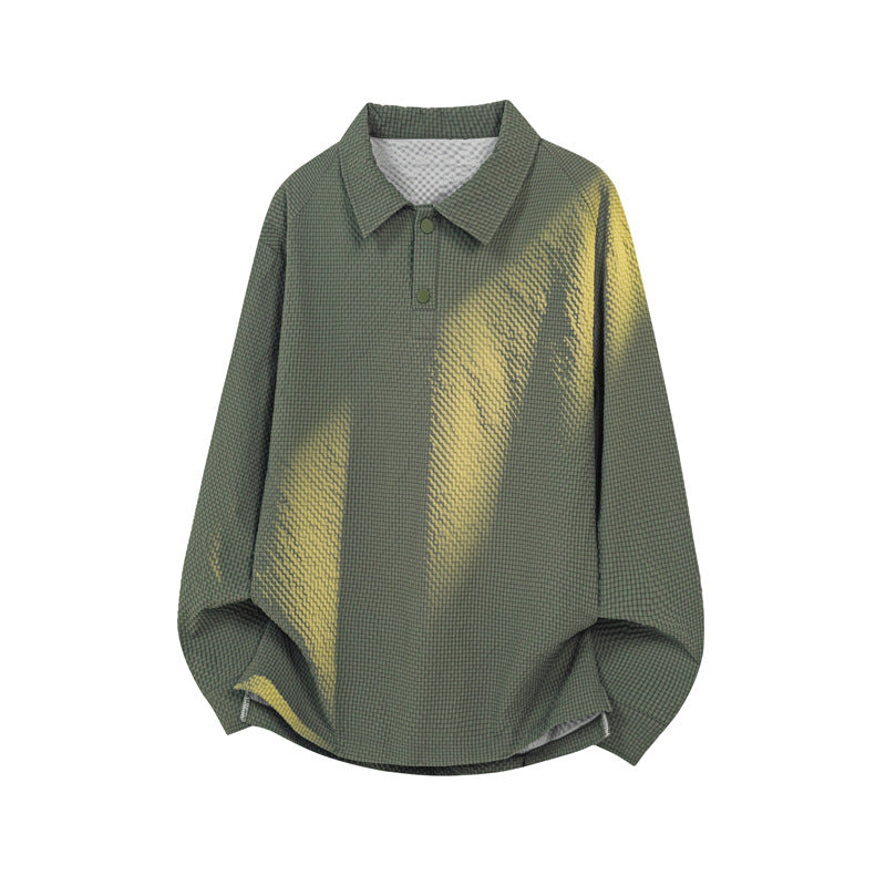 Men's Fashion Shirt Jacket with Checkered Design Mune Fashion