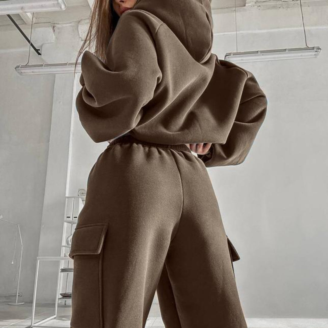 Women's oversized hoodie set with cargo joggers Mune Fashion