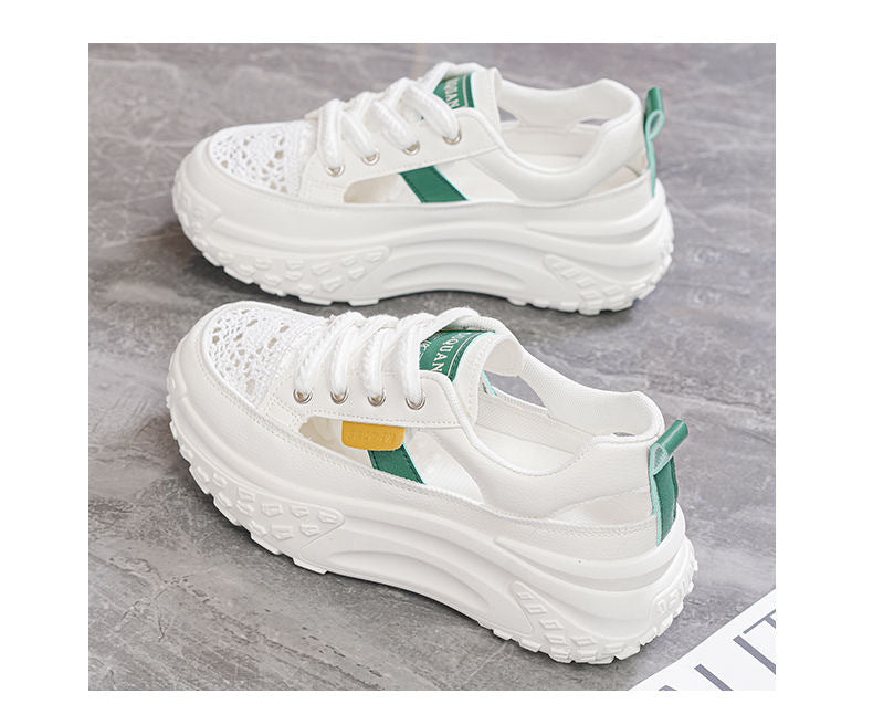 Women Sporty Sneakers with airy mesh structure and extra high comfort Mune Fashion