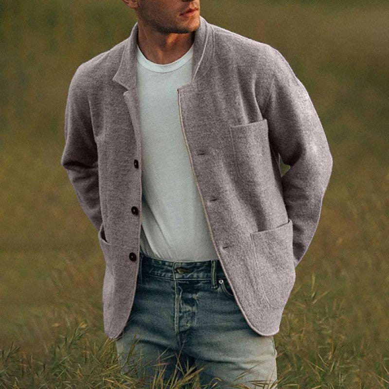 Men's Casual Cardigan Mune