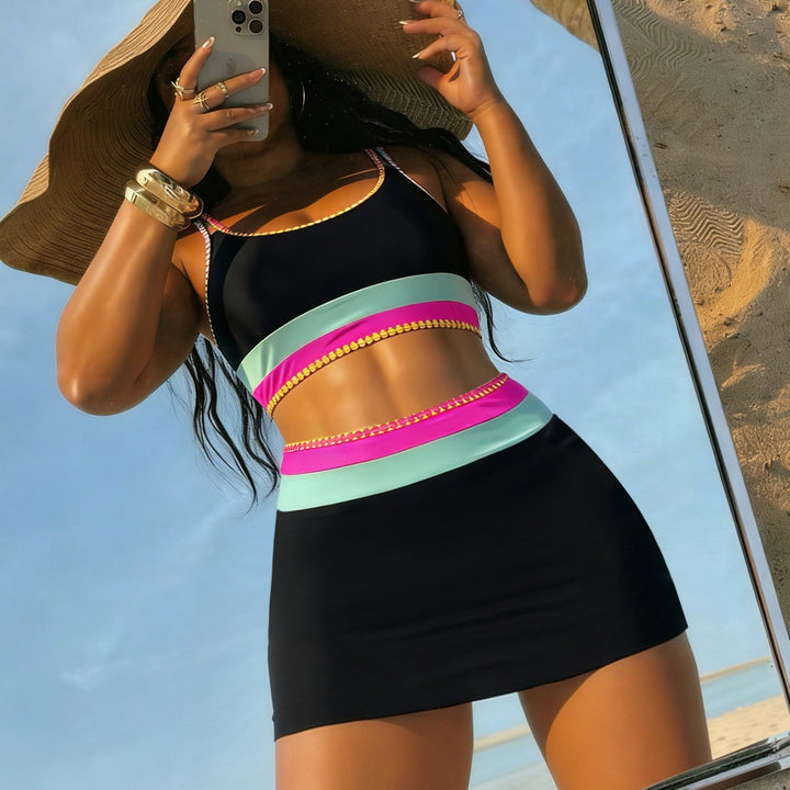 Women's Colorful Sporty Bikini Set Mune Fashion