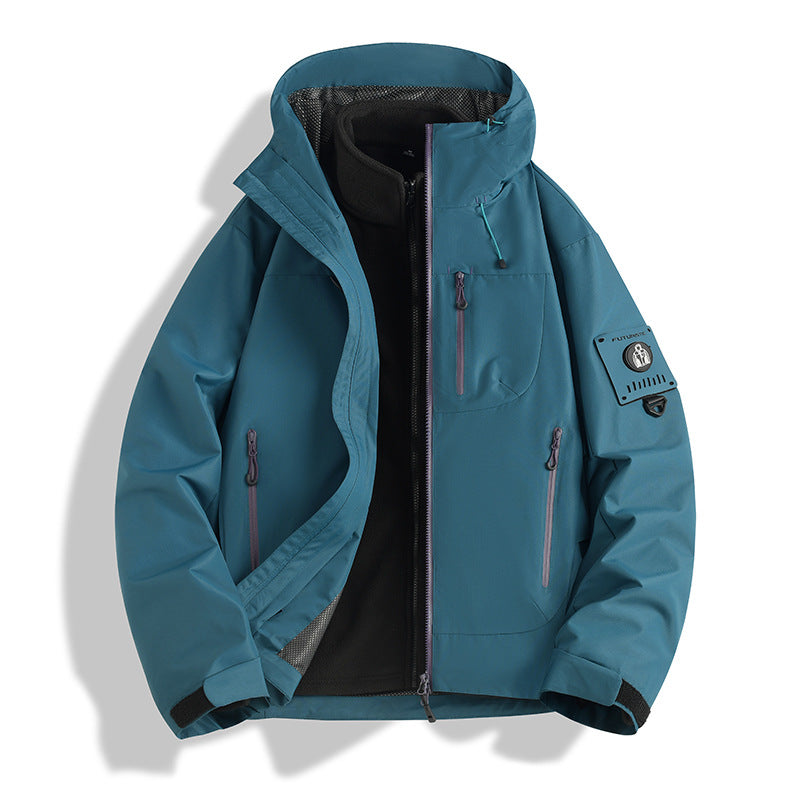 Men's functional softshell jacket with removable fleece lining Mune Fashion
