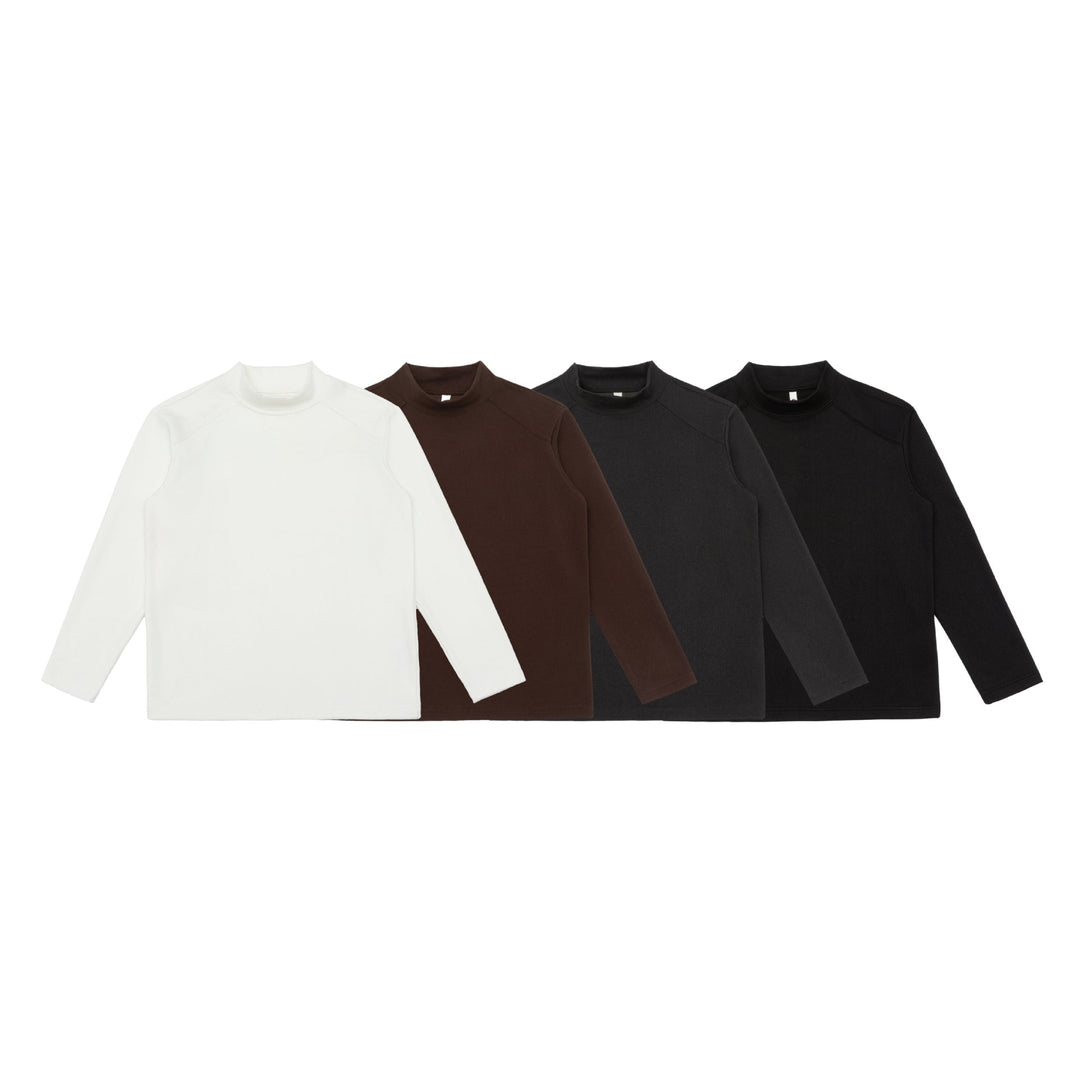 Unisex sweatshirt with short stand-up collar and raglan sleeves Mune Fashion