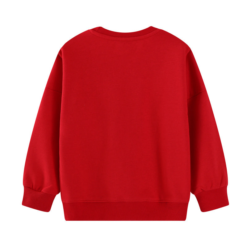 Girl's sweater with festive Christmas tree motif Mune Fashion