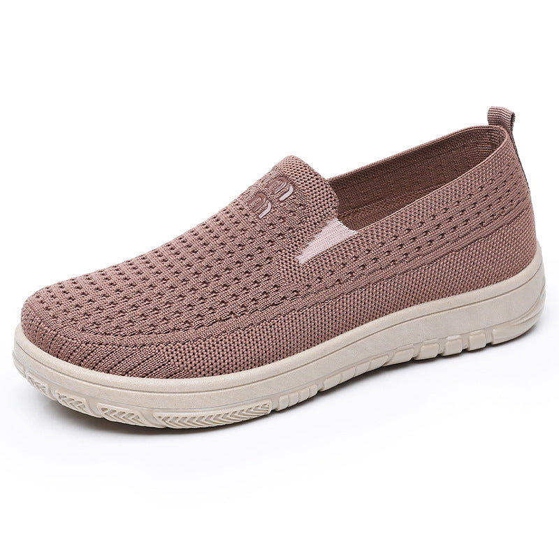 Women's seamless knitted slipper with elastic entry and orthopedic memory foam footbed support Mune Fashion