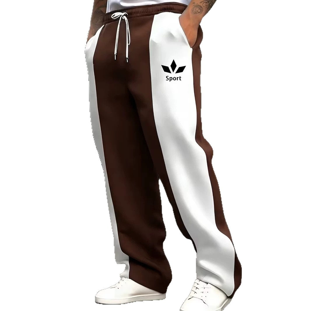Men's sporty joggers with side stripes Mune Fashion