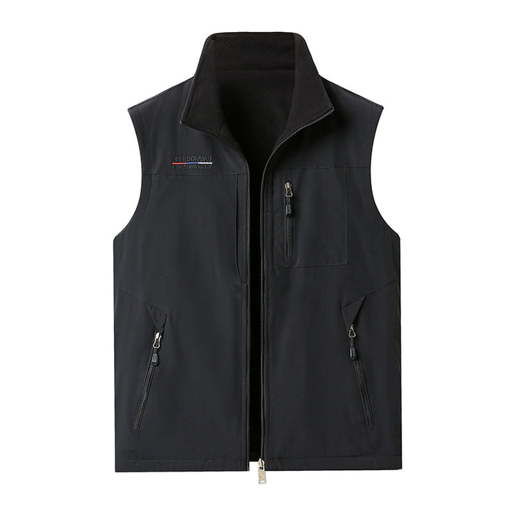 Men Warm Lined Outdoor Vest Mune Fashion