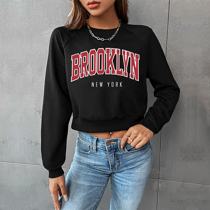 Women Stylish Cropped Sweater Mune Fashion