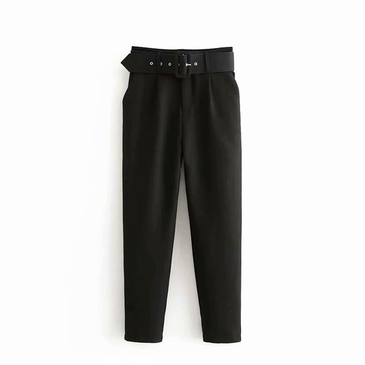 Women Tailored Blazer without Lapels with Open Front and Welt Pockets Mune Fashion