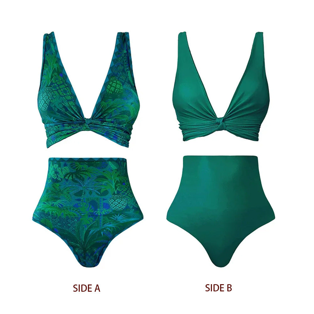 Women Colorful Bikini Set Mune Fashion