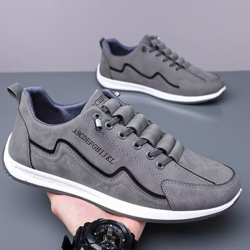 Men's sporty sneakers with innovative lacing system Mune Fashion