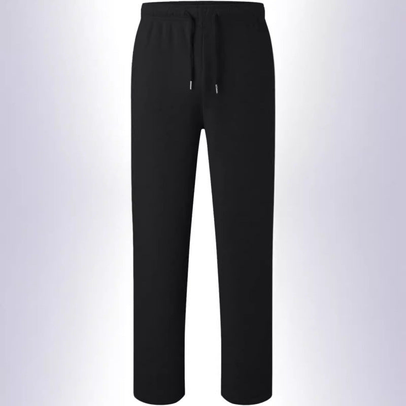 Women's flowing high-waist palazzo lounge pants made of lightweight jersey with elastic waistband and practical side pockets Mune Fashion