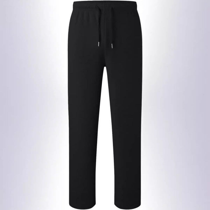 Women's flowing high-waist palazzo lounge pants made of lightweight jersey with elastic waistband and practical side pockets Mune Fashion