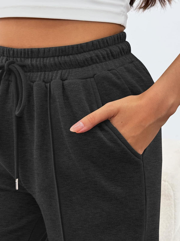 Women's comfortable high-waist joggers with drawstring and deep side pockets Mune Fashion