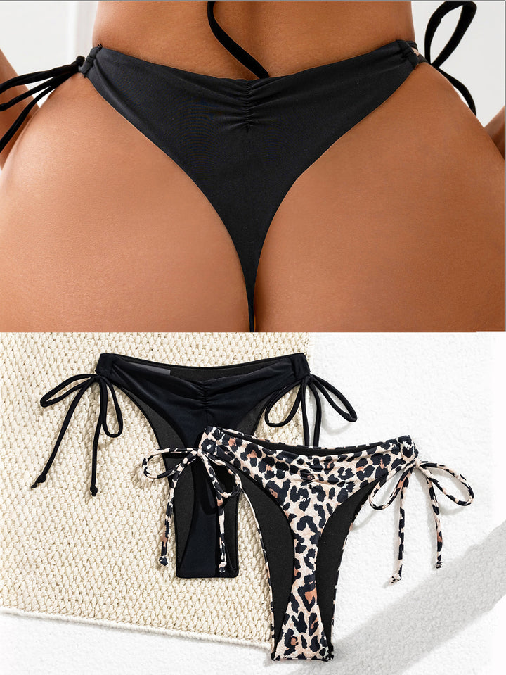 Ladies High-Cut Bikini with Side Ties Mune Fashion