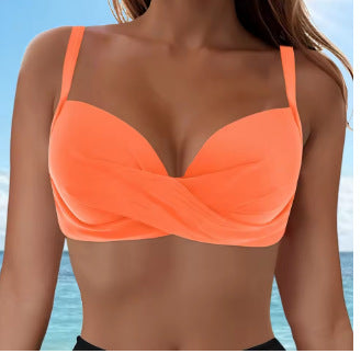 Ladies Elegant Bikini Top with Wrap Design Mune Fashion