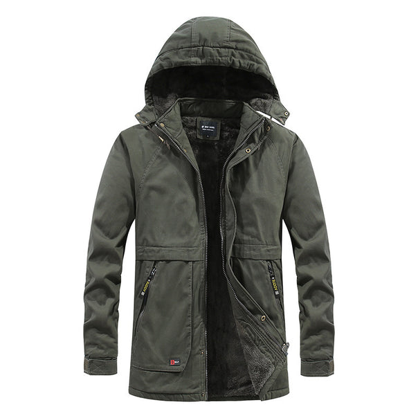 Men's Urban Field Parka with all-over teddy fleece lining and multiple pockets Mune Fashion