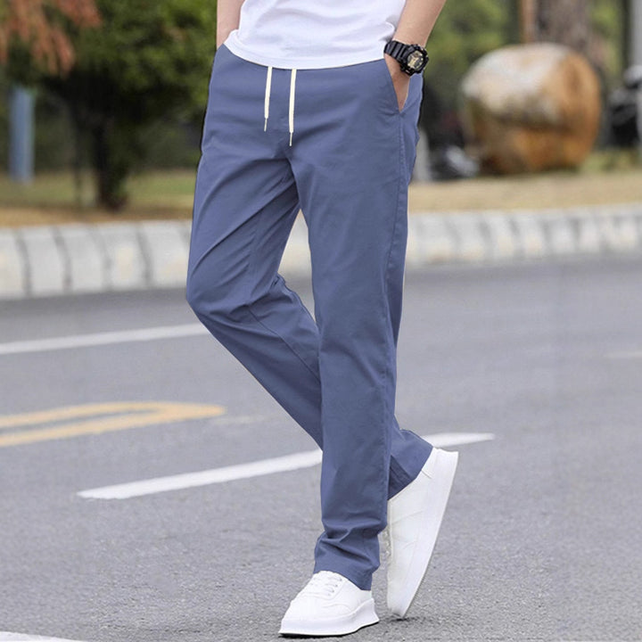 Men's Comfortable Sports Pants with Elastic Waistband