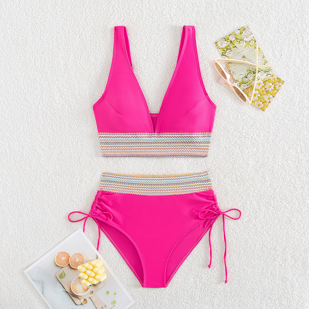 Women's High-Cut Sport Bikini Mune Fashion