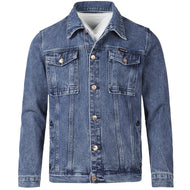 Men's Jeans Jacket In Modern Slim-Fit Design with Practical Pockets and Sturdy Rivets Mune