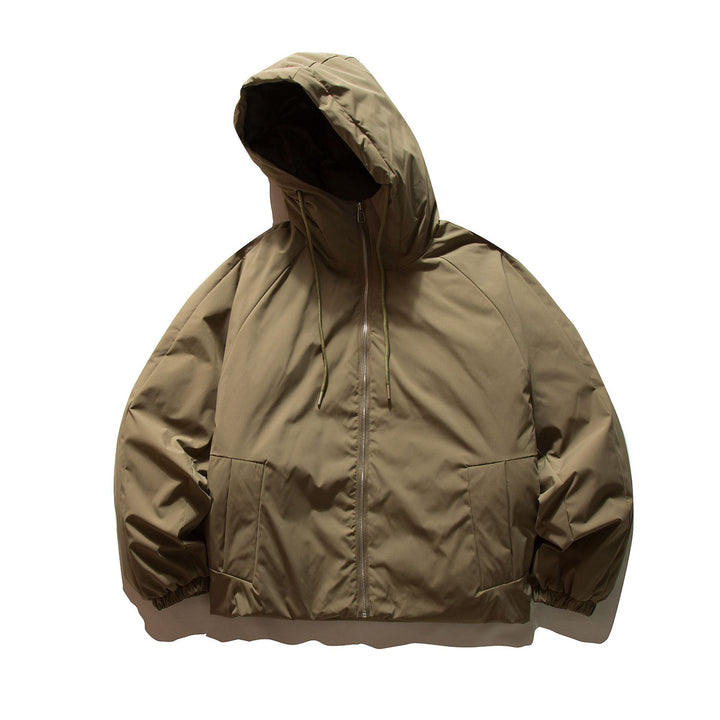 Unisex Boxy quilted hooded jacket with thermal insulation and elastic cuffs Mune Fashion